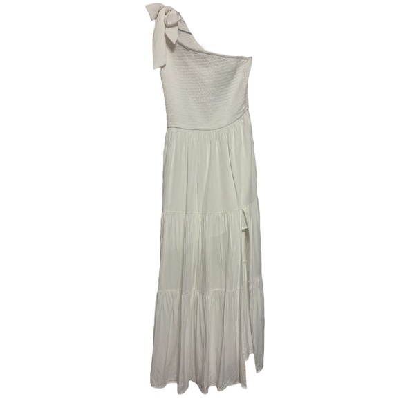 Off The Shoulder Dress Cottagecore Summer Romance Sexy Goddess White Size Small - Picture 10 of 14